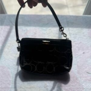 Black Coach Clutch Bag